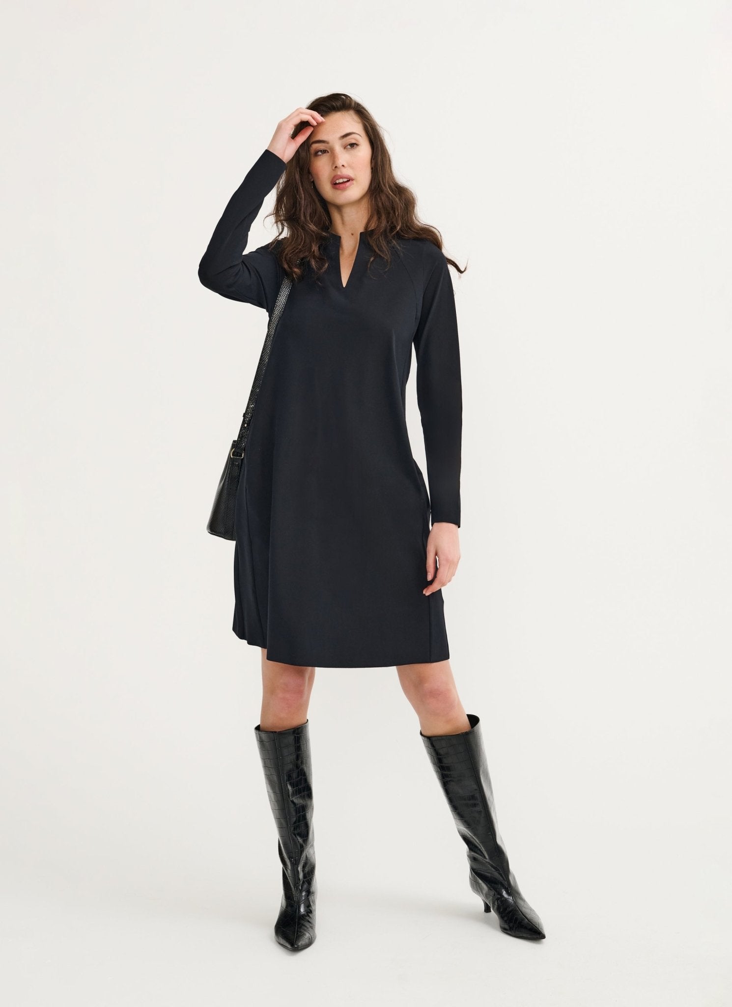 Dress | Regular Travel | Yato | Black-Blue | Japan TKY JapanTKY Dress | Regular Travel | Yato | Black-Blue | Japan TKY JapanTKY