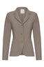 Blazer | Tailored Travel Jersey | Yuuka | Taupe