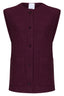 Gillet | Cooked Wool | Hideko | Aubergine Wool