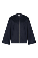 Jacket | Cotton Stretch | Sangi | Black Blue