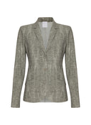 Blazer | Regular Travel Print | Danno Dessin | Dusky Green Structure
