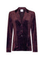 Blazer | Velour Tencel | Sakumi | Wine Red Velvet