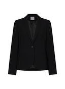 Blazer | Crepe | Charis | Deep Black