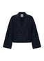 Blazer | Bonded Travel | Airi | Black-Blue