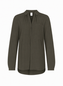 Bluse | Light-Travelqualität | Kaemi | Olive Night