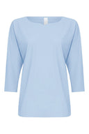 T-Shirt | Lightweight Travel | Nariko | Cashmere Blue