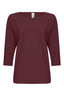 T-Shirt | Lightweight Travel | Nariko | Red Wine