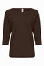 T-Shirt | Lightweight Travel | Nariko | Chocolate