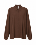 Bluse | Light-Travelqualität | Iwai | Cacao