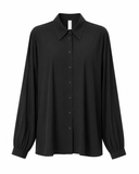 Blouse | Light Travel | Iwai | Deep Black