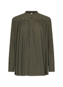 Bluse | Light-Travelqualität | Mykas | Olive Night