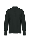 Bluse | Regular Travel Qualität | Weija | Deep Black