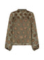 Blouse | Viscose Polyester | Tankuya | Olive Dot