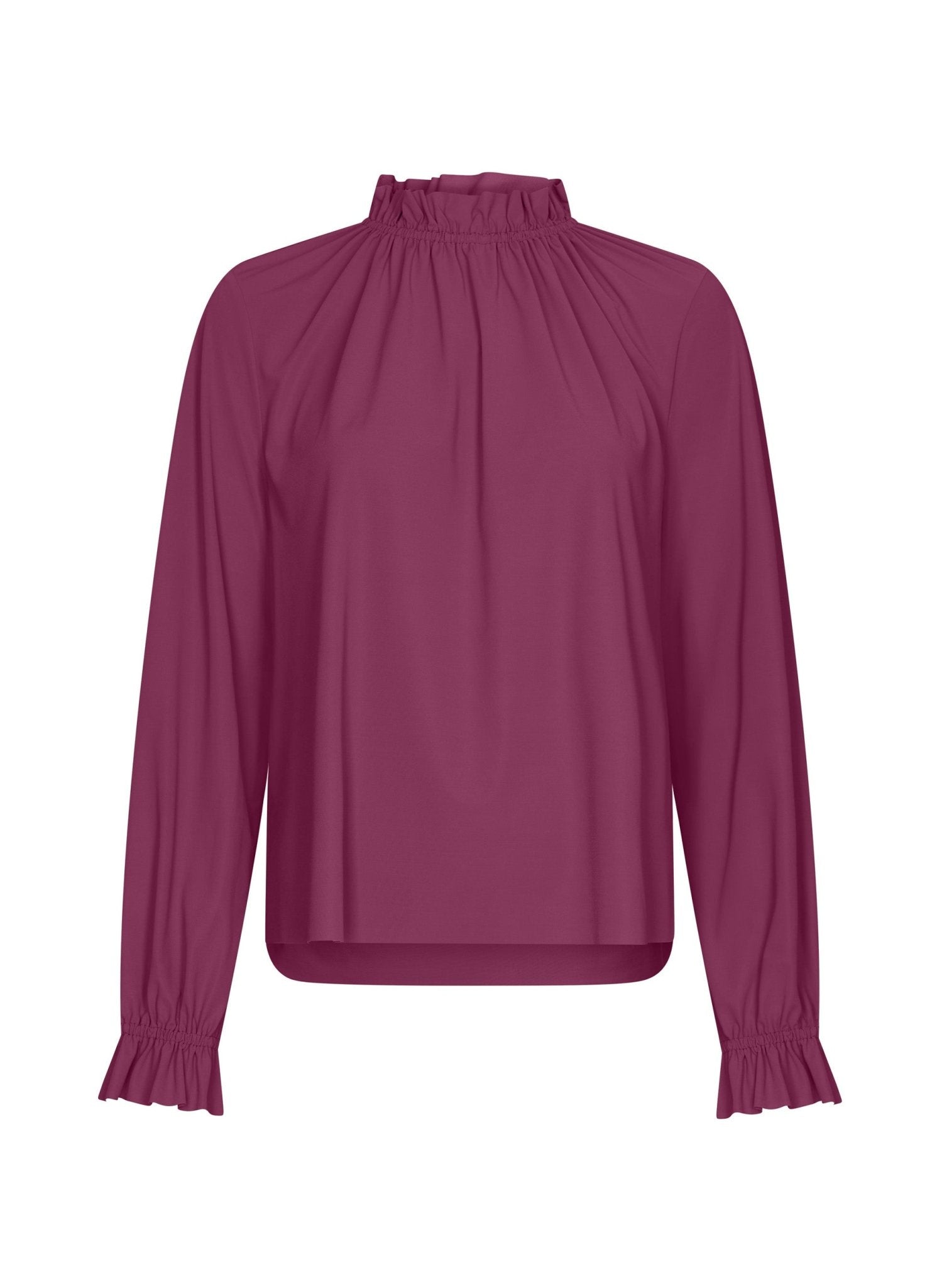 Blouse | Soft Travel | Mukawa | Raspberry | Japan TKY – JapanTKY