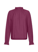 Blouse | Soft Travel | Mukawa | Raspberry