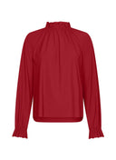 Bluse | Soft Travel Qualität | Mukawa | Scarlett Red