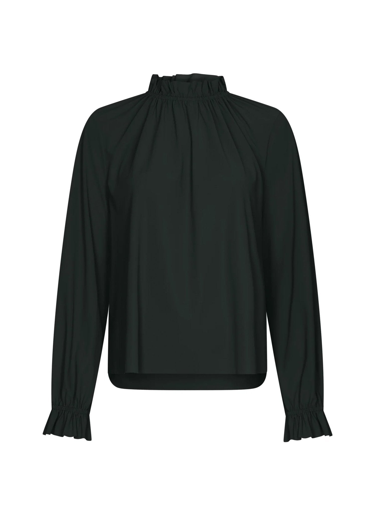 Blouse | Soft Travel | Mukawa | Deep Black | Japan TKY – JapanTKY