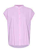 Blouse | Light Travel Dessin | Tokiko Dessin | Pink Lady Stripe