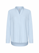 Bluse | Soft-Travelqualität | Meky Soft | Cashmere Blue