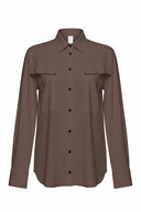 Blouse | Recycled Regular Travel | Masea | Cacao