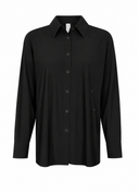 Bluse | Recycled Regular-Travelqualität | Rikuna | Deep Black
