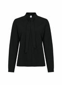 Bluse | Recycled Regular-Travelqualität | Uino | Deep Black