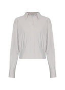 Blouse | Recycled Regular Travel | Yukako | Mid Grey