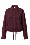 Blouse | Cotton Stretch | Agano | Merlot