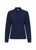 Bluse | Recycled Regular-Travelqualität | Uino | Blu Marine