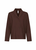 Blouse | Recycled Regular Travel | Jomiko | Brown