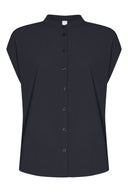 Bluse | Light-Travelqualität | Tokiko | Black-Blue