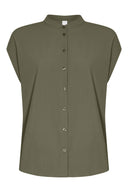 Blouse | Light Travel | Tokiko | Dusky Green