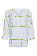 Top | Light Travel | Akiha Check | Check Vivid Green