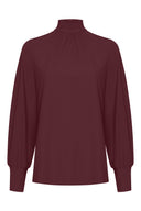 Blouse | Regular Travel | Motoko | Red Wine