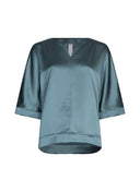 Top | Satin Polyester | Omika | Shark satin