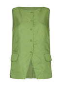 Tops | Linen Lyocell | Aoka | green