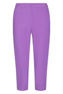 Pants | Regular Travel | Capri | Plum Purple