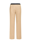 Pants | Heavy Satin Stretch | Kawase | Champagne