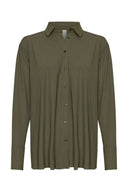 Bluse | Light-Travelqualität | Milly | Olive Night
