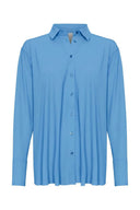 Blouse | Recycled Light Travel | Milly | Alaskan Blue