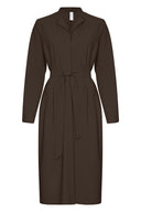 Dress | Travel Jersey | Ikuno | Chocolate