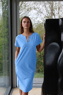 Kleid | Regular Travel Qualität | Okichi | Lavendel Blue