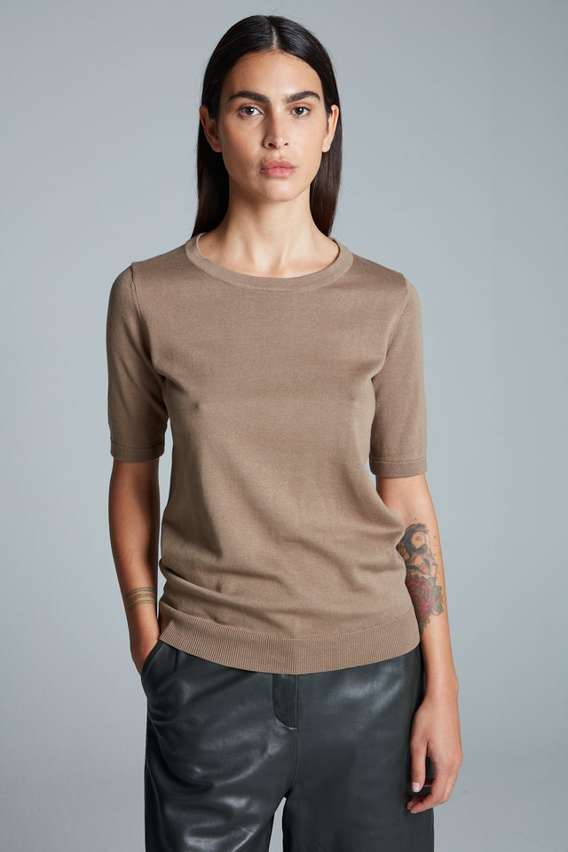 Sweater | Half-length | Kie | Walnut Knit