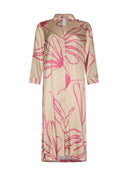 Dress | Satin Viscose Dessin | Sawaby Dessin | pinstripe petal - shop_name