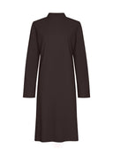 Dress | Bonded Travel | Hanae | Dark Brown