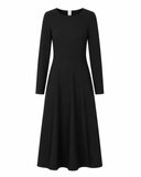 Dress | Recycled Regular Travel | Tami Long Sleeve | Deep Black