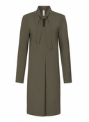 Kleid | Recycled Regular-Travelqualität | Nayomi | Olive Night