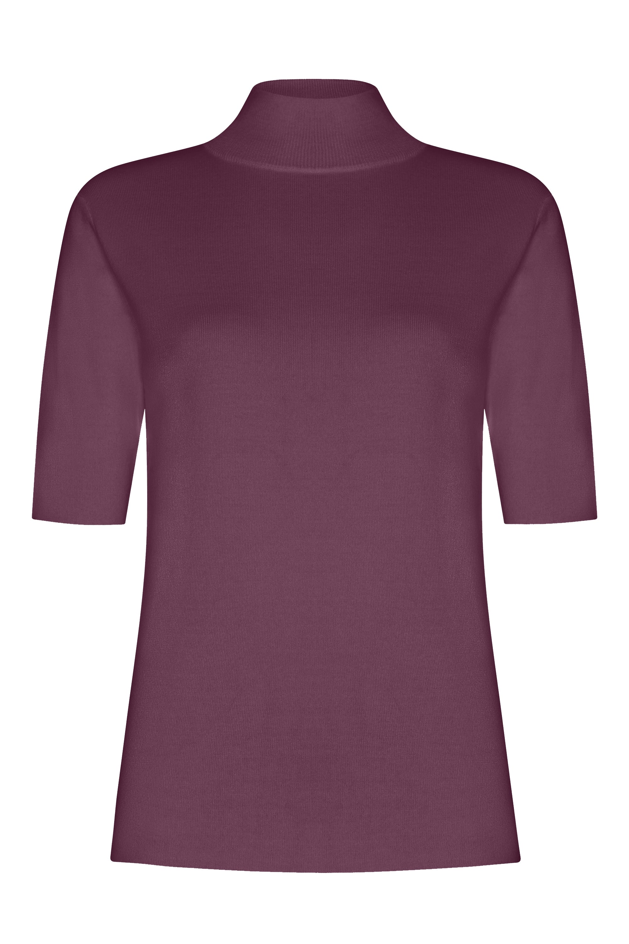 Jumper | Cotton | Torak | Aubergine Knit