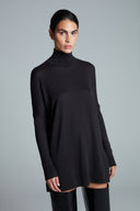 Strick | Baumwollstrick | Tsuru | Deep Black