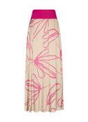 Skirt | Satin Viscose Dessin | Kana Dessin | pinstripe petal - shop_name